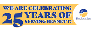 Bennett 25 years logo